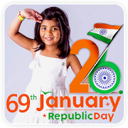 Republic Day DP Maker 2018 - 26 jan Photo Editor  Icon