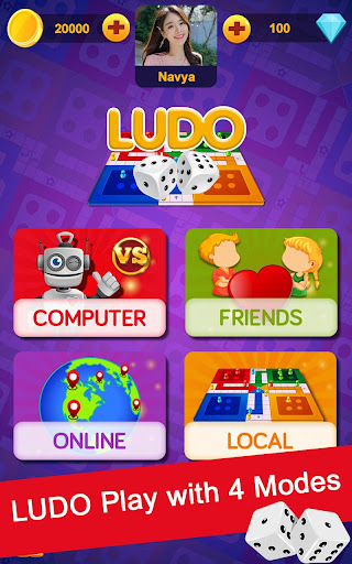 Télécharger Gratuit Ludo Game : Free Multiplayer Ludo, The Dice Game  APK MOD (Astuce) screenshots 1