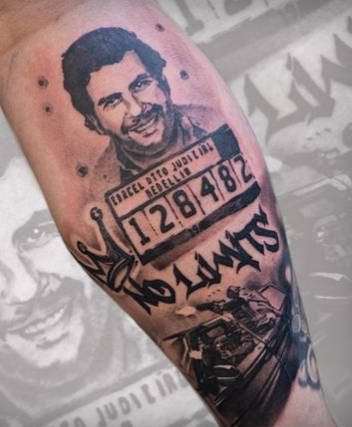 No Limits Pablo Escobar Tatto