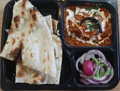 Non Veg Combo (Kadai Chicken )(Salad)(2Pc Butter Naan)