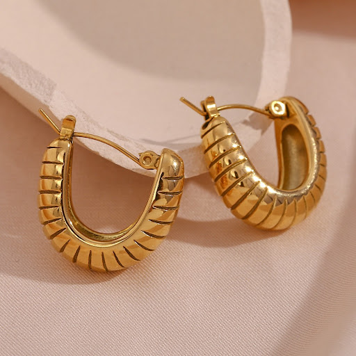 Title 11, Womens Stainless Steel 18K Gold Plated Vintage...