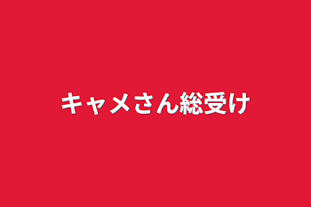 「キャメさん総受け」のメインビジュアル