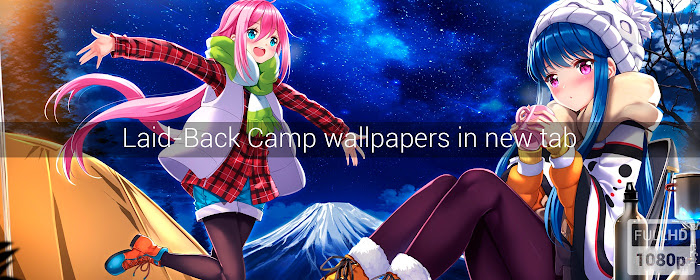 Laid-Back Camp Wallpapers New Tab marquee promo image