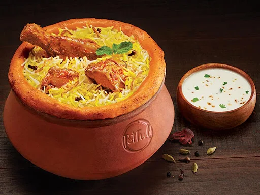 Claypot Hyderabadi Chicken Biryani