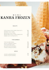 Kanha Frozen menu 1