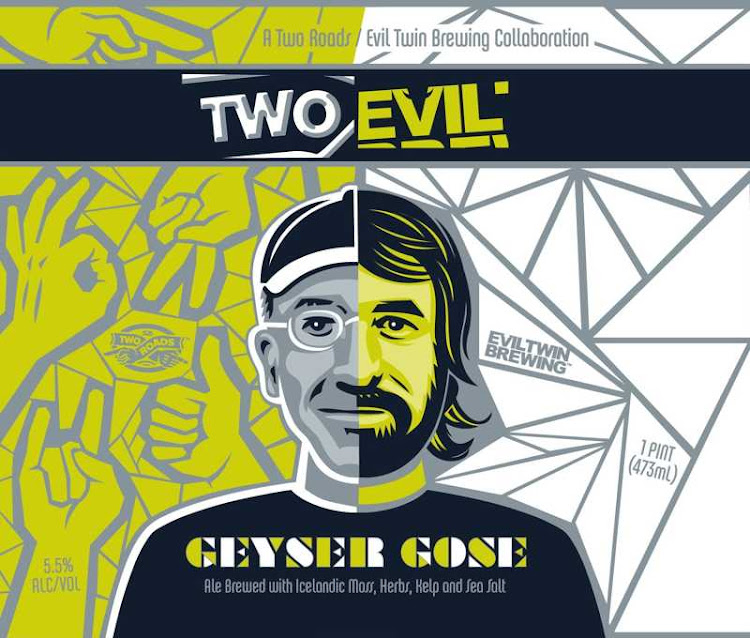 Logo of Two Roads / Evil Twin Collaboration Evil Geyser Gose