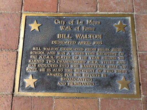 Bill Walton Plaque