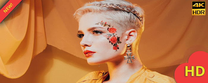 Halsey Background & Halsey 2019 Theme HD marquee promo image