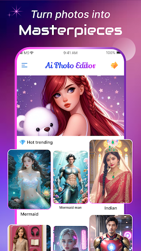 Screenshot AI Photo Editor, Art Generator