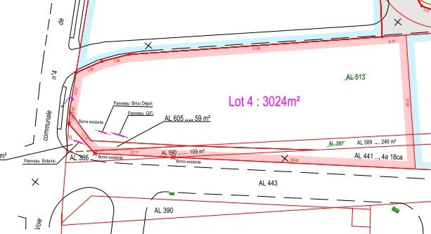 Vente terrain  3024 m² à Perrigny (89000), 480 800 €