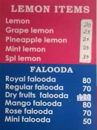 Honey Fruit Juice menu 1