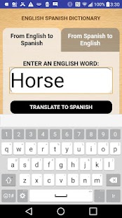 English Spanish Dictionary Offline - náhled