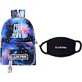 Combo 2 món Blackpink gồm balo galaxy đi học khẩu trang vải