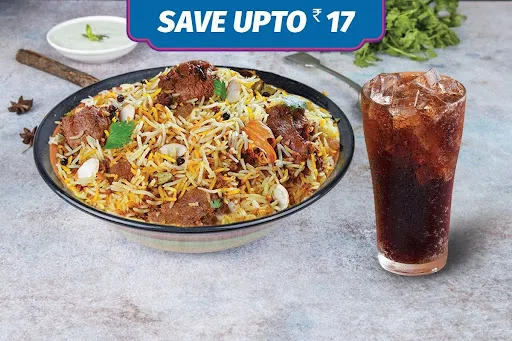 Non Veg Half Kg Biryani + Coke Meal