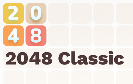 2048 Classic Game small promo image