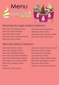 Menchies Frozen Yogurt menu 4