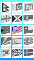 Flags Voxel Color by Number 3D Screenshot