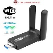 Usb Thu Wifi 2 Râu Chuẩn Ac 1200Mbps - Pk95