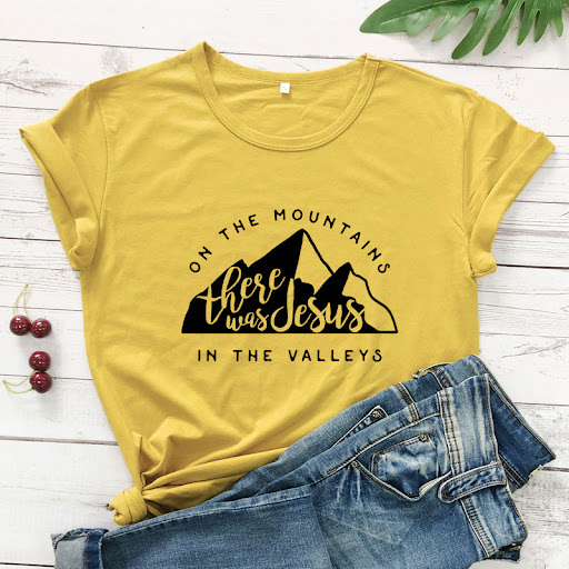 Title 13, On There Is Jesus In The Valley T Shirt Casual ...