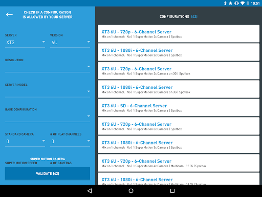 EVS Server Configuration