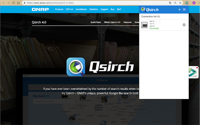 Qsirch Helper chrome extension