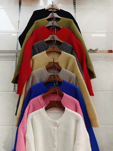 Title 11, Korean Style Lazy Style Solid Color Single-brea...