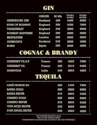 Breath- Fine Lounge and Bar menu 4