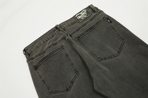 Title 8, Mens Fashion Slit Frayed Casual Pants, Stylish...