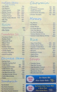 Sagar Narula Fast Food menu 3