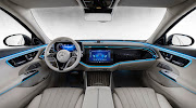 The heavily digitalised interior includes a high-resolution driver display, with an optional front screen that allows the passenger to watch TV or videos without distracting the driver. 