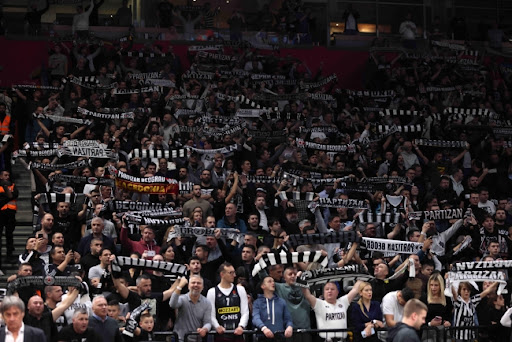 Evroliga kaznila Partizan sa 30.000 evra i zabranom dolaska navijača na naredno gostovanje