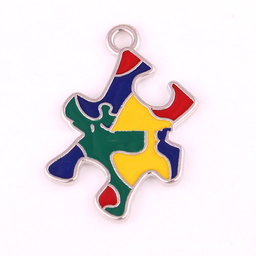 Title 3, Jigsaw Puzzle Pendant for Autistic Family Membe...