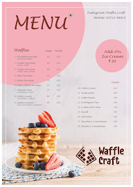 Waffle Craft menu 1