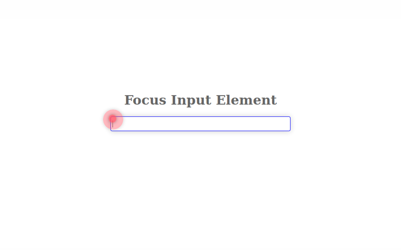 Focus input element Preview image 3