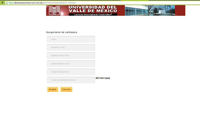 Universidad UVM para Google Chrome™