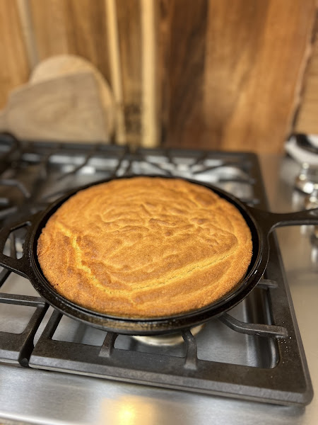 Southern Skillet Cornbread - A Pinch of Healthy