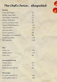 The Chef's Choice menu 2