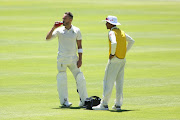 South African captain Faf du Plessis has a drink during day 2 of the 2nd Castle Lager Test match between South Africa and Pakistan at PPC Newlands on January 04, 2019 in Cape Town, South Africa. 