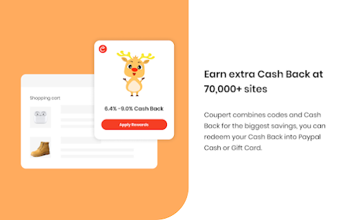 Coupert - Automatic Coupon Finder & Cashback