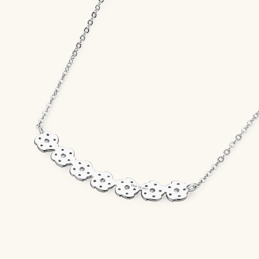 Title 3, Lady Temperament All-match Small Flower Necklac...