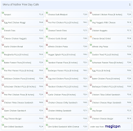 Nother Fine Day Cafe menu 1