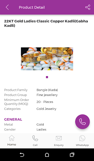 Siddhachal Jewels - Gold Jewelry Kadli Bangle App