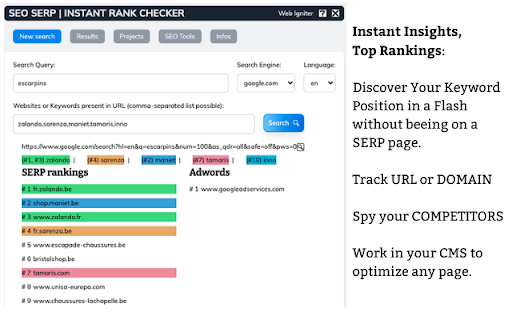 SEO SERP | INSTANT RANK CHECKER