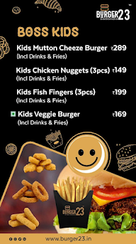 Burger 23 menu 8