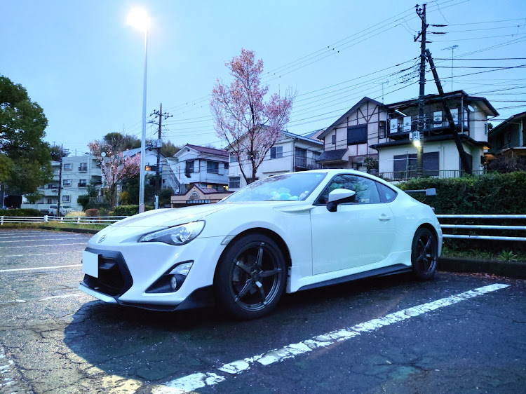 86の86・14R・サクラと愛車・三ツ池公園に関するカスタム事例の投稿画像1枚目