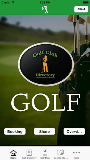 Golf Club Directory App