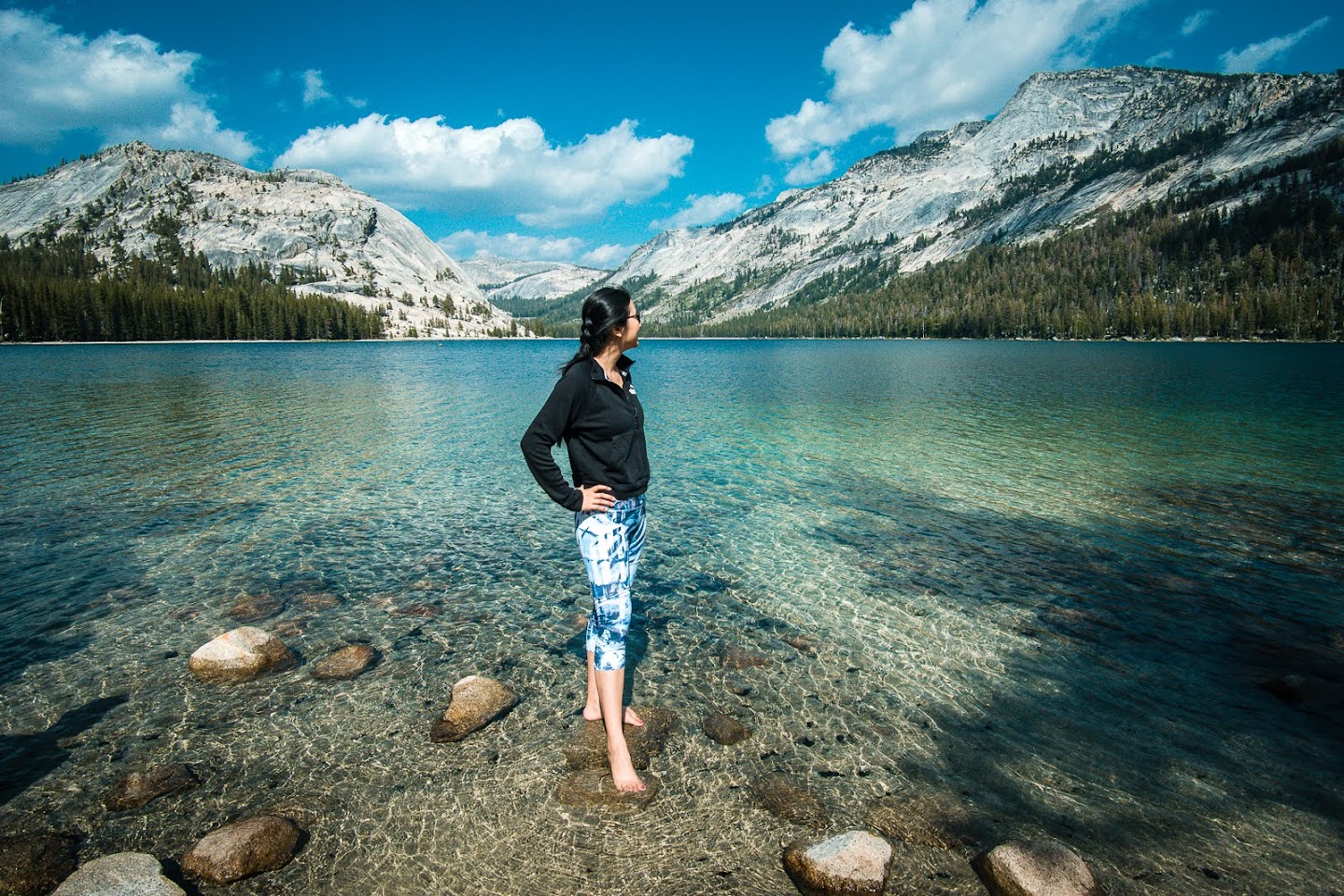 Jessica at Tenaya Lake