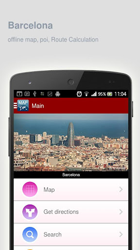 Barcelona Map offline