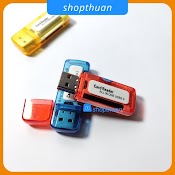 Đầu Đọc Thẻ Nhớ All In One Trong Suốt - Reader - Gắn Thẻ Nhớ Micro Sd, Sd