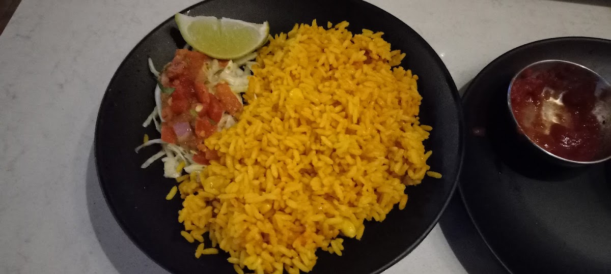 Rice, side to fajitas